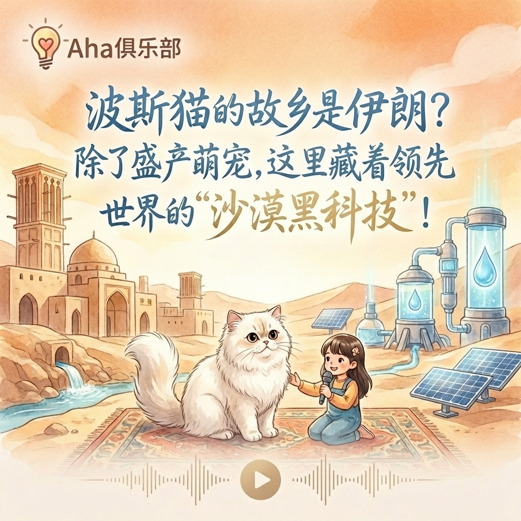 Vol1.2【百科】波斯猫的故乡是伊朗？除了盛产萌宠，这还藏着领先世界的黑科技！ episode artwork
