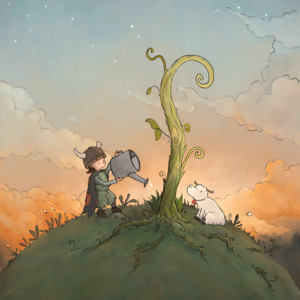 Jack and the Beanstalk 杰克和豆茎 英文绘本