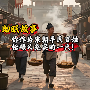 助眠故事：你作为宋朝平民百姓，忙碌又充实的一天！
