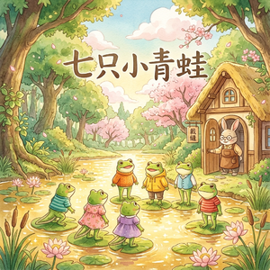 《七只小青蛙》长大这件事不急，慢慢来就好 | 书籍导读
