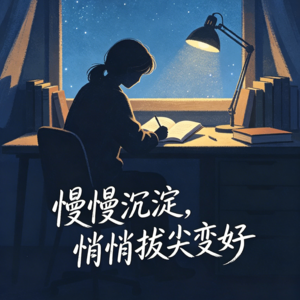 沉下心来，在时光里悄悄发光