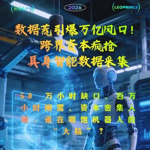 数据荒引爆万亿风口！跨界资本疯抢具身智能数据采集