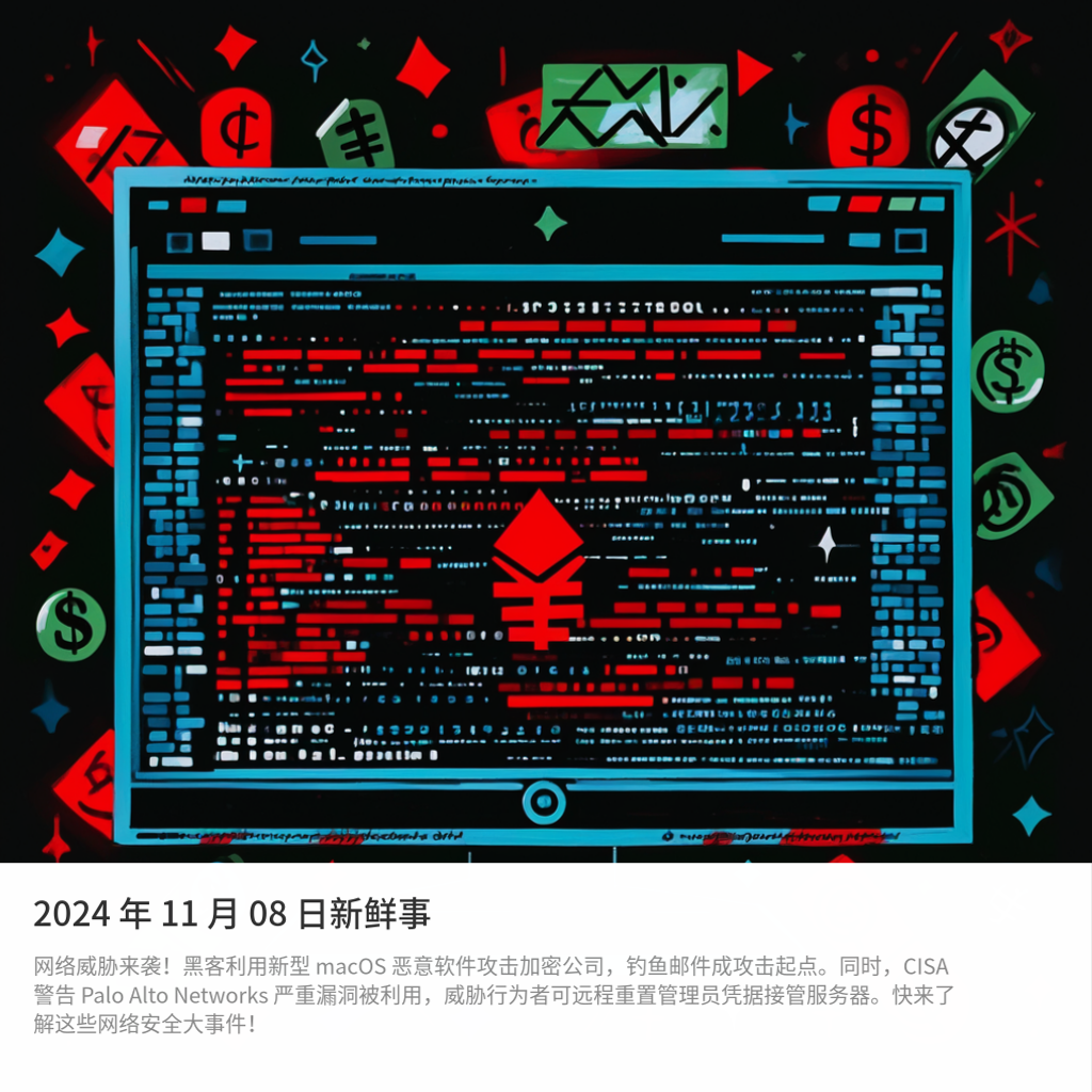 cover of episode 今日新鲜事：加密货币新威胁、PA严重漏洞