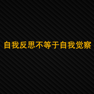 25-自我反思不等于自我觉察