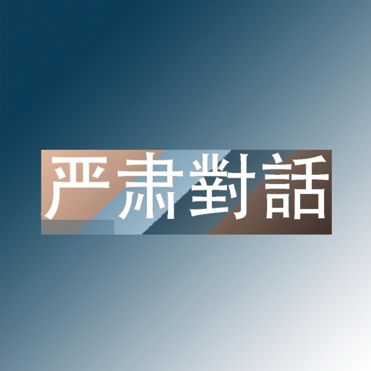 严肃对话 cover art