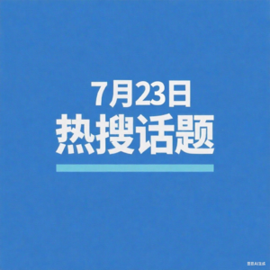 7-23热搜播报