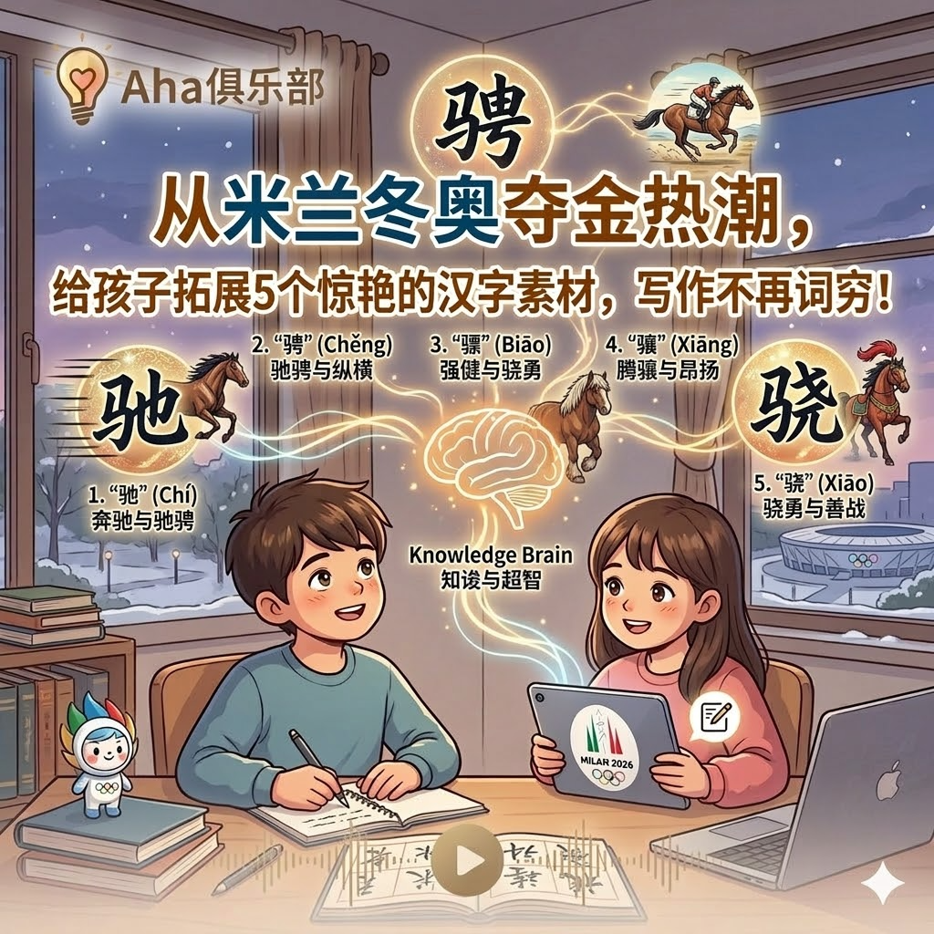 Vol1.8 【热点】 从米兰冬奥夺金热潮，给孩子拓展5个惊艳的汉字素材，写作文不再词穷！ episode artwork