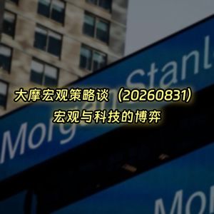 20260831-大摩宏观策略谈：宏观与科技的博弈