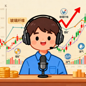 4月13日：A股三大指数低开后V型反转，玻璃纤维、锂矿等板块领涨