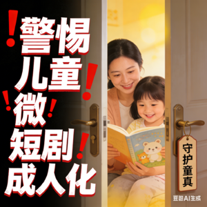 遏制儿童类微短剧成人化倾向