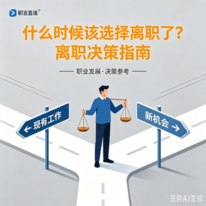 什么时候该选择离职了？离职决策指南vol.26