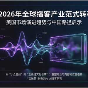 2025-2026年全球播客产业范式转移与美国市场演进趋势与中国路径启示