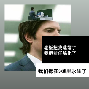 老板把我蒸馏了，我把前任炼化了，我们都在skill里永生了