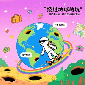 绕过地球的坑