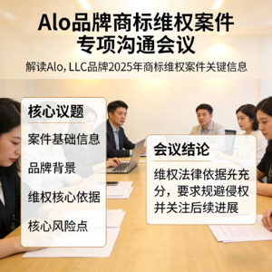 Alo品牌强势维权！ 15个商标+8个类目