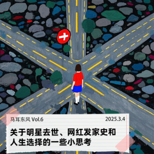 Vol.06 关于明星去世、网红发家史和人生选择的一些小思考