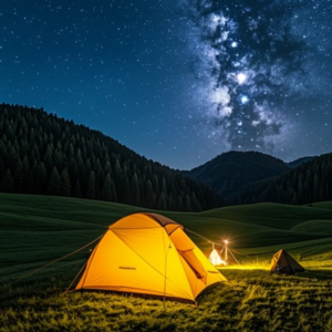 夜露营的奇妙经历