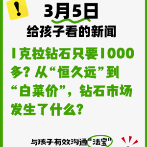 3月5日1克拉钻石只要1000多？从“恒久远”到“白菜价”，钻石市场发生了什么？