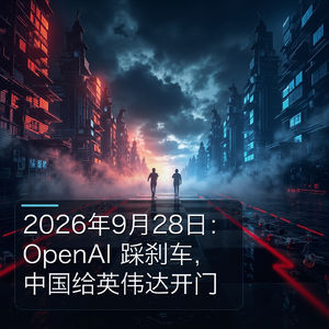 2026年9月：OpenAI急刹，中国松闸，英伟达遇绕道