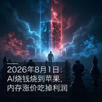 2026年8月：内存涨价吃掉苹果，AI烧钱烧到谁家