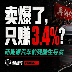 播客｜卖爆了，只赚 3.4%？新能源车企正在打一场残酷生存战