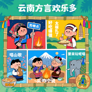 老司机带带我,带我克昆明!绝不能错过的“大不列滇”云南方言