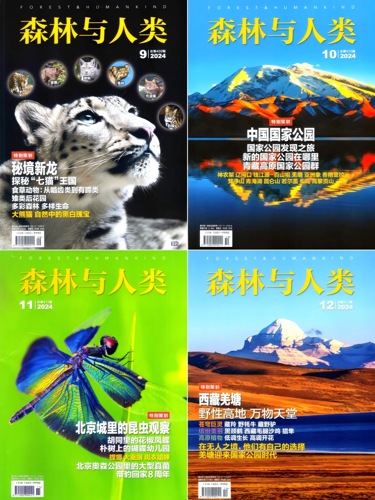 森林与人类 2024全年共12本