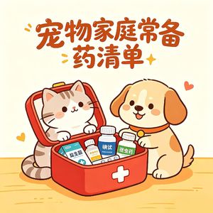 【日常养宠】别盲目囤药!宠物居家常备 6 大类药品清单