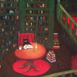 一只附庸风雅的猫