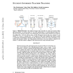【第95期】Student-Informed Teacher Training