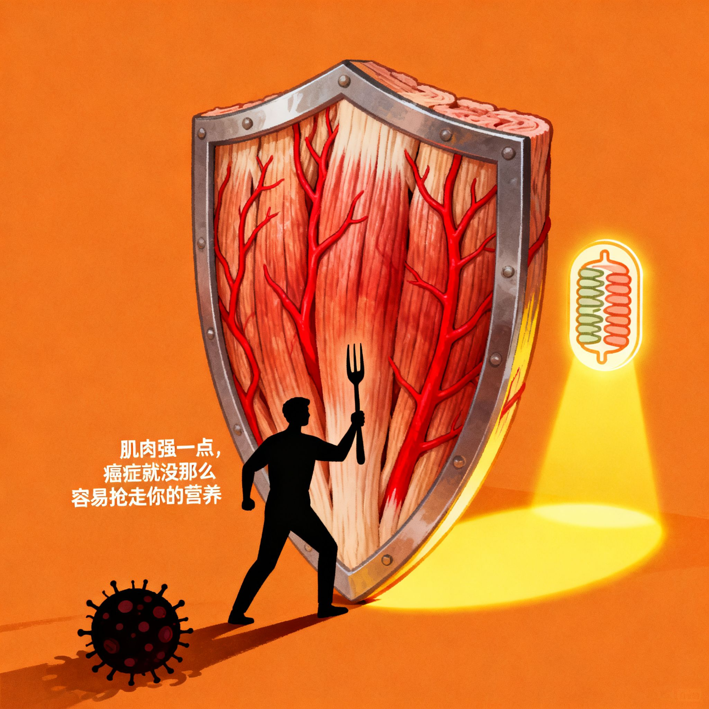 今天3分钟我们来聊聊肌肉强，癌症难抢营养？ episode artwork
