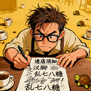 第9集:咖啡店老板被逼疯,手写700字"逐客令",网友:这字里行间都是血泪啊!