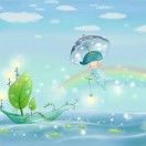 一个小蘑菇饼干