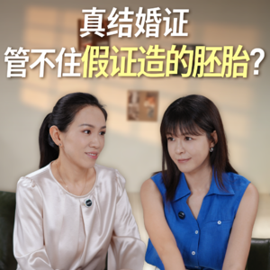 李艾对谈李冉律师：真结婚证管不住假证造的胚胎？