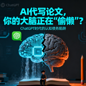 AI代写论文,你的大脑正在“偷懒”?——ChatGPT时代的认知债务陷阱