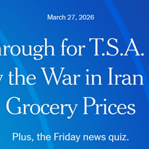 纽约时报Headlines3-27