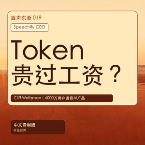 Token会比工资更贵?Speechify CEO谈AI公司的真实成本|中文译制版