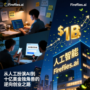 Fireflies.ai：从“人工扮演AI”到十亿美金独角兽的逆向创业之路