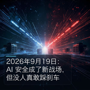 2026年9月:AI监管从喊话到条文,谁来按开关?
