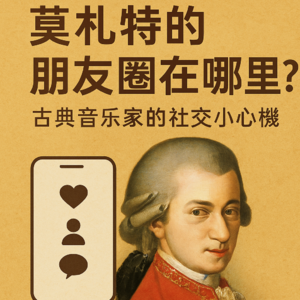 「莫札特的朋友圈在哪裡？古典音樂家的社交小心機」