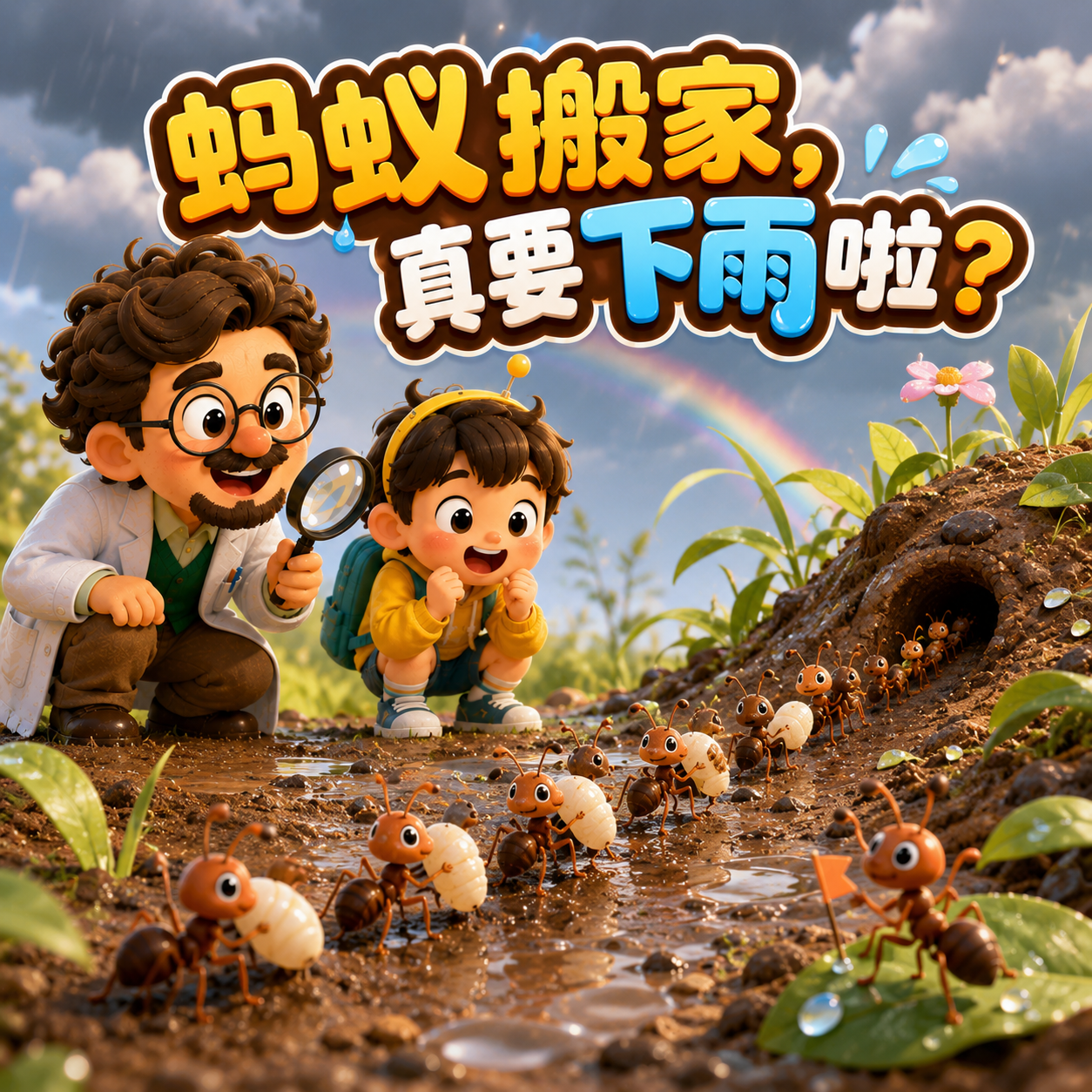 E22-蚂蚁搬家，真要下雨啦？｜动物 episode artwork