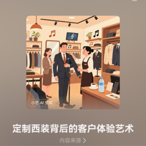 定制西服背后的客户体验艺术