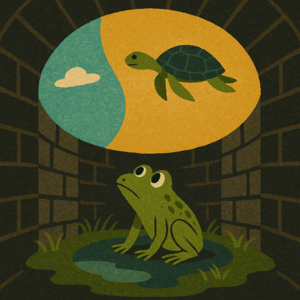 井底之蛙 - 中英双语故事