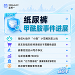 0622热点｜纸尿裤甲酰胺风波；微信灰测AI助手；郝景芳回应AI写作争议；马斯克暴赚7800亿
