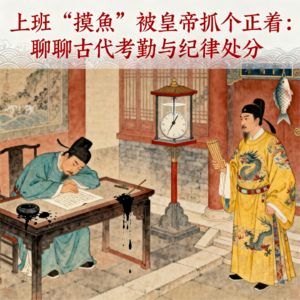 上班“摸鱼”被皇帝抓个正着：聊聊古代考勤与纪律处分