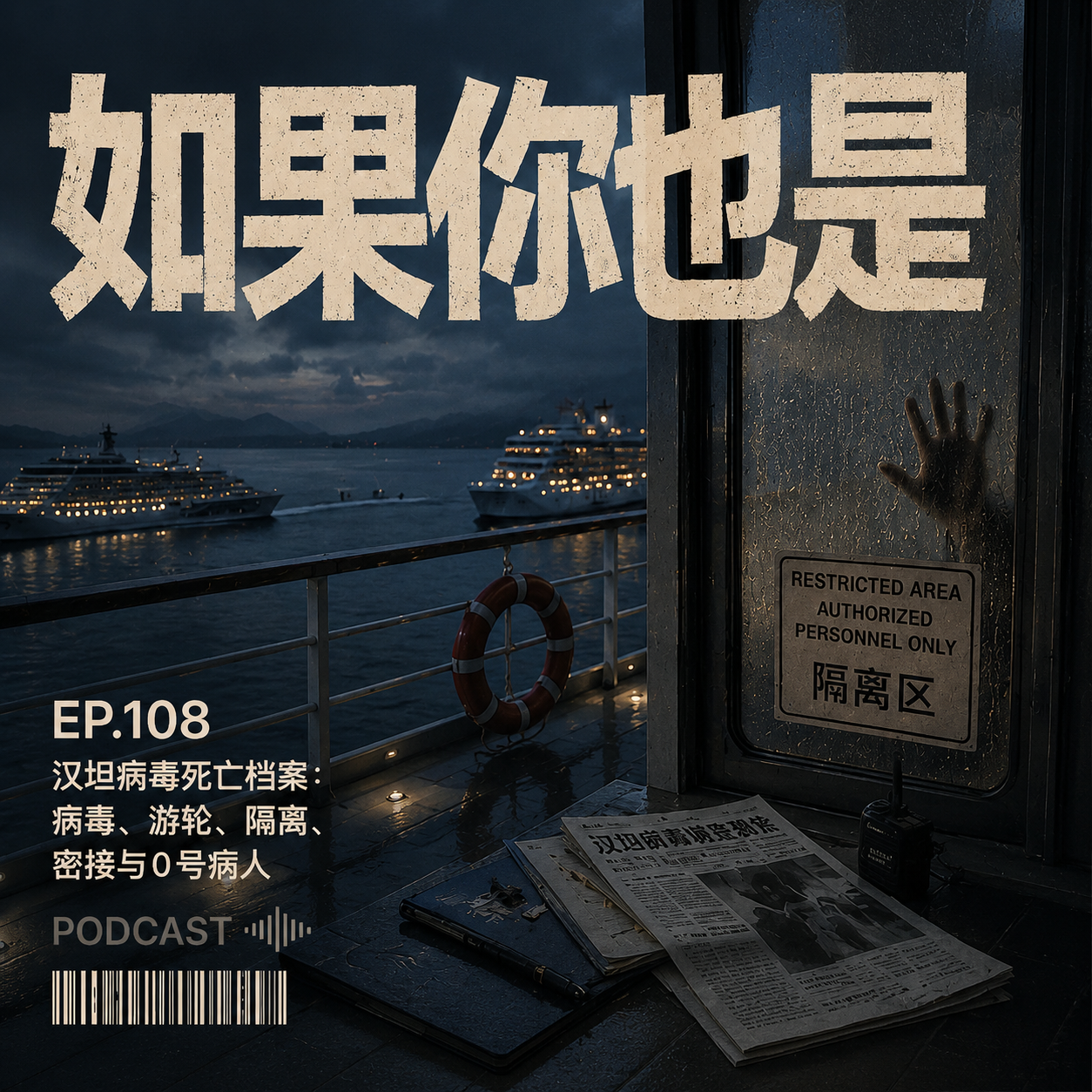 Vol.108 汉坦病毒死亡档案：病毒、游轮、隔离、密接与0号病人 episode artwork