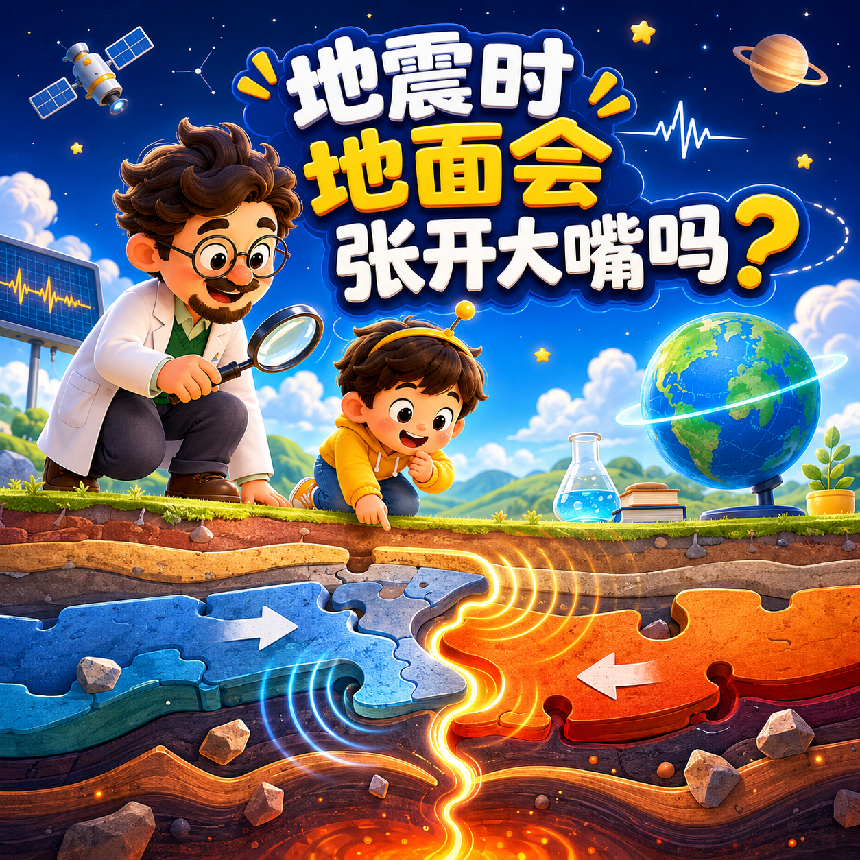E28-地震时地面会张开大嘴吗？｜地球 episode artwork
