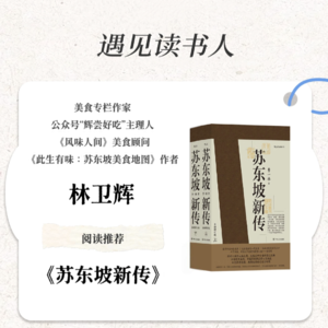 美食专栏作家、《此生有味:苏东坡美食地图》作者【林卫辉】:《苏东坡新传》