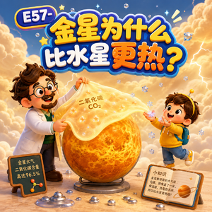 E57-金星为什么比水星更热？｜宇宙