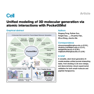 828-PocketXMol: Unified modeling of 3D molecular generation